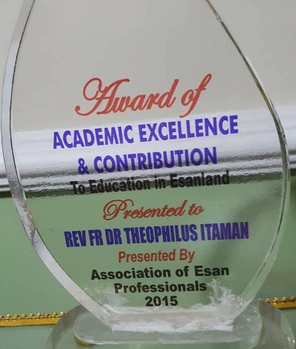 Academic Excellence & Contribution to Education in Esan Land