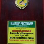 award of excellence exemplary management by esan media practioners and royal children charities